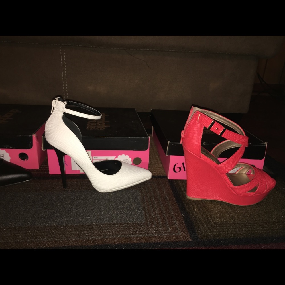 Heels ,stilettos , wedges, boots